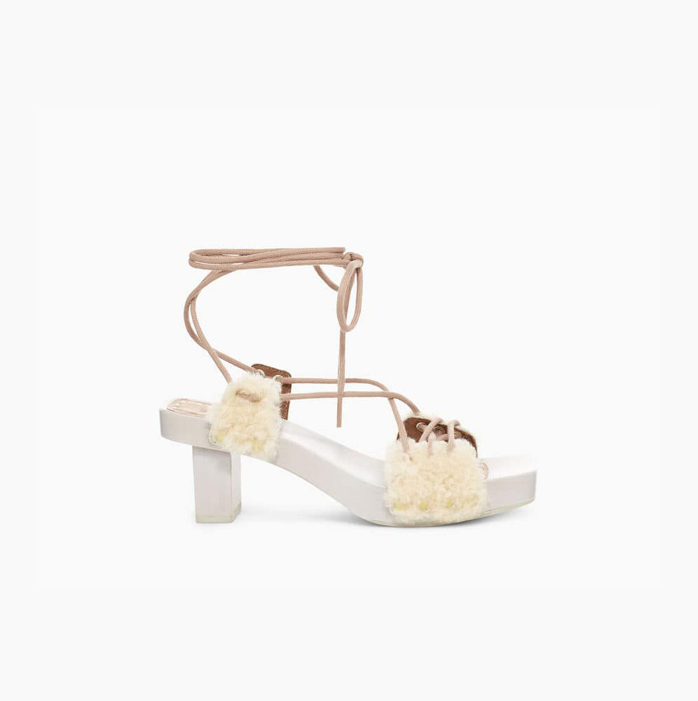 UGG Eckhaus Latta Pilar - Sandaler Dame - Beige (NO-A687)